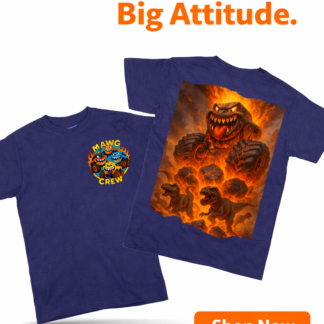 MAWG Crew “Wild Style Big Attitude” Monster Truck Kids Shirt