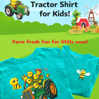 MAWG Crew Baby Chicken Tractor Shirt – Cute Kids Farm Graphic Tee