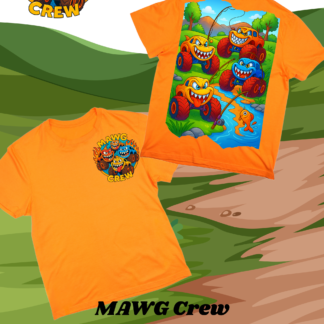 MAWG Crew Monster Truck Fishing Shirt – Kids “Reelin’, Roarin’, & Rollin’” Graphic Tee