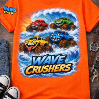 Wave Crushers Summer Shirt – Summer Splash Monster Truck Tee