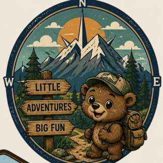 Little Adventures Big Fun Kids Graphic Tee